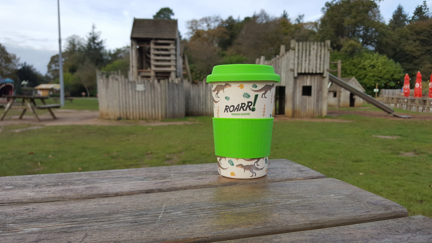 ROARR! Green Bamboo Travel Mug
