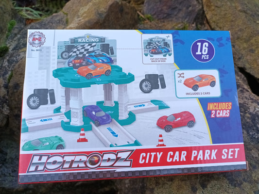 Hotrodz City Car Park Set