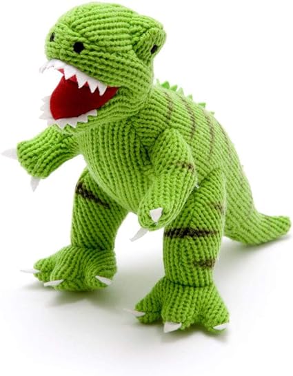 Knitted T-Rex - Green