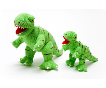 Knitted T-Rex - Green