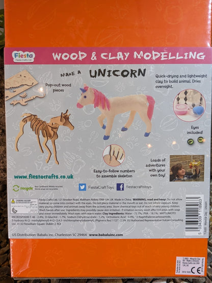Make a Unicorn - Wood and Clay Modelling