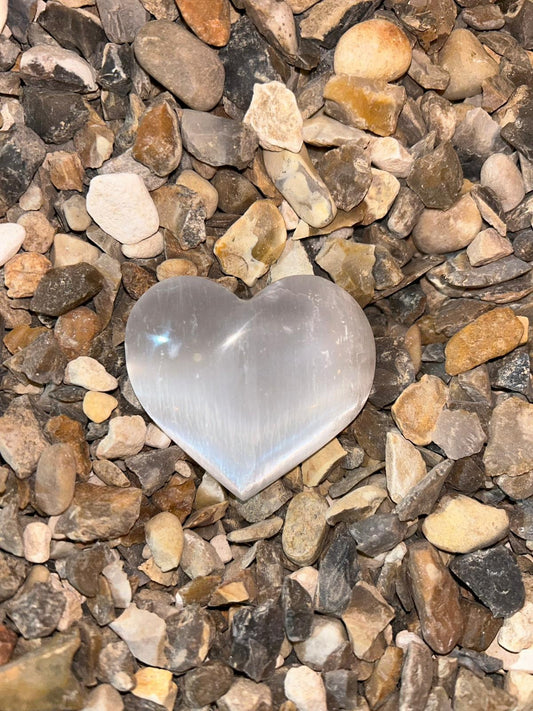 Selenite Heart