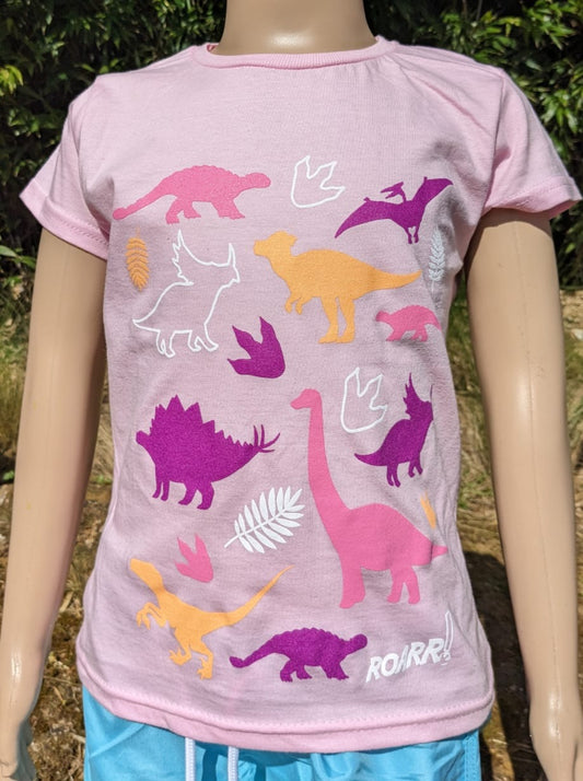 ROARR! Pastel Dino T-Shirt