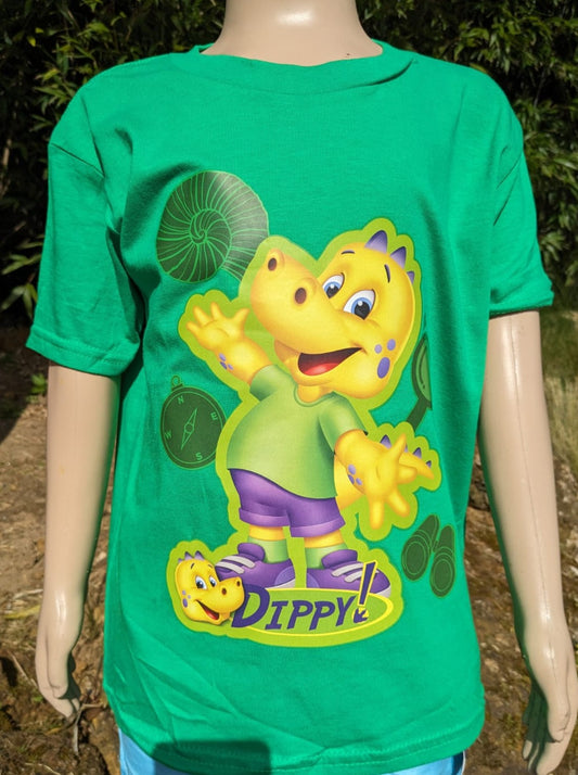 Dippy the Diplodocus T-Shirt - Green