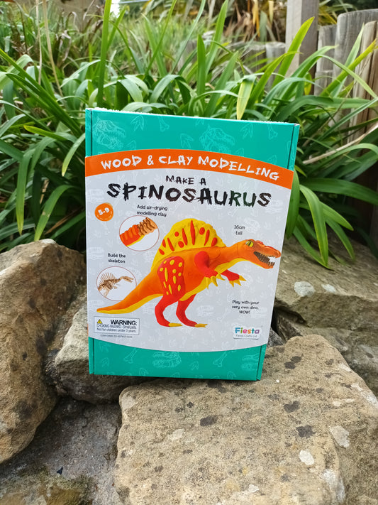 Make a Spinosaurus - Wood and Clay Modelling